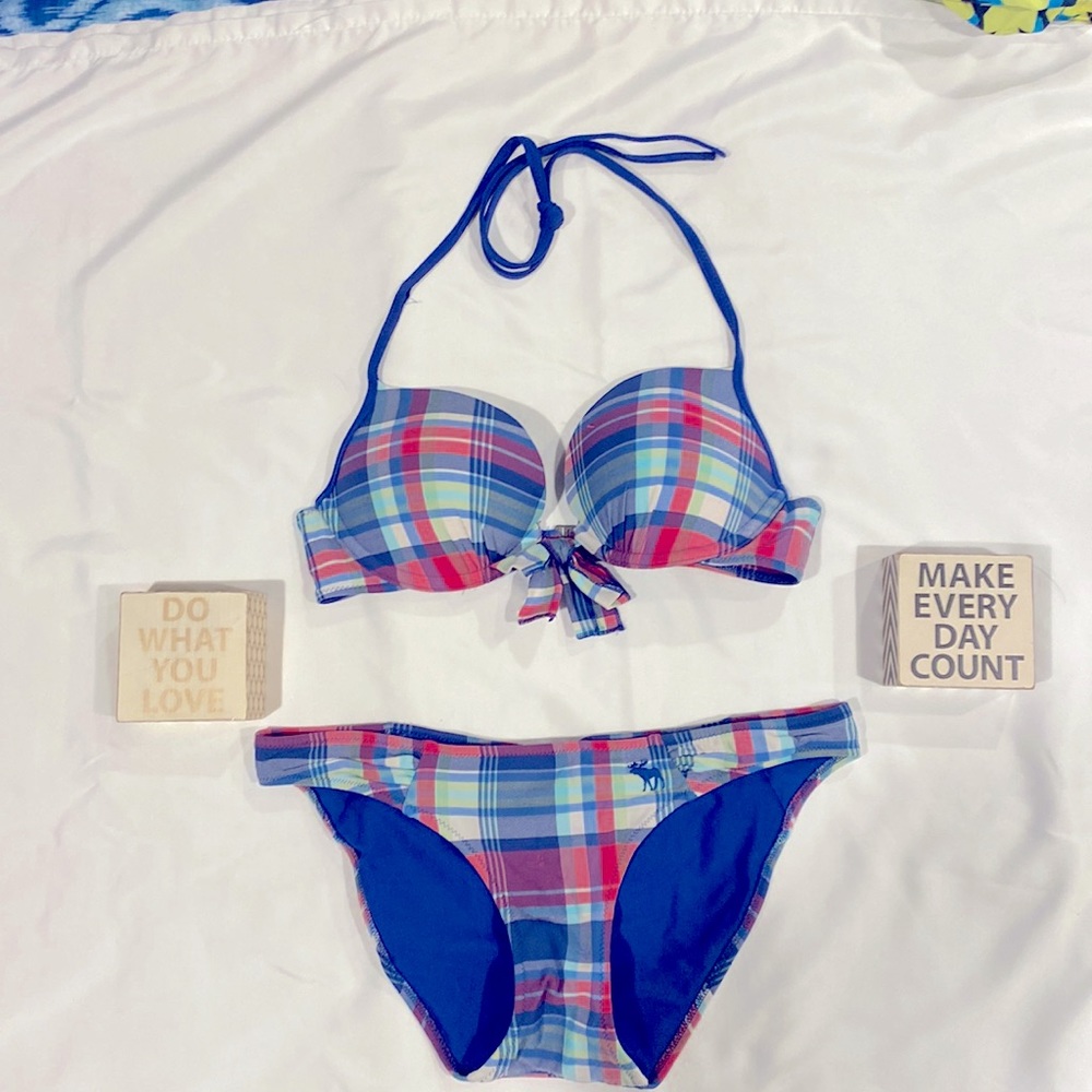 Abercrombie & Fitch Plaid Bikini